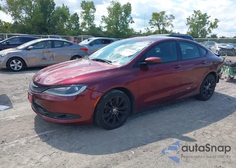 2015 Chrysler 200 S z USA, uszkodzony, nr VIN 1C3CCCBB2FN612950